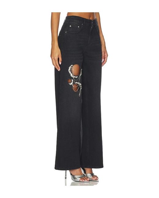 Area Black Jeans Crystal