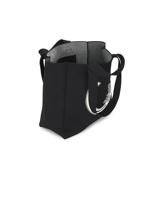 AllSaints Black Izzy Horseshoe Tote