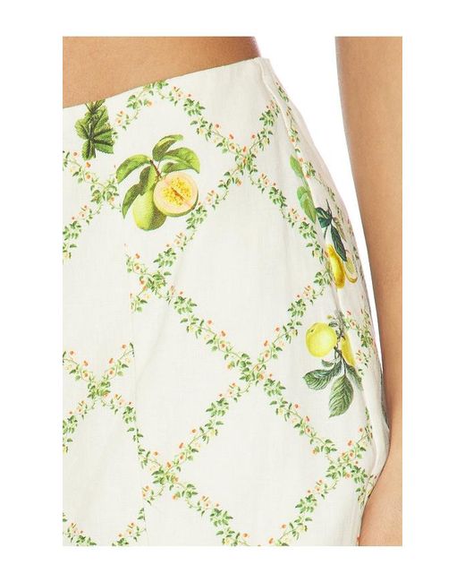 Amanda Uprichard Yellow Dale Skort