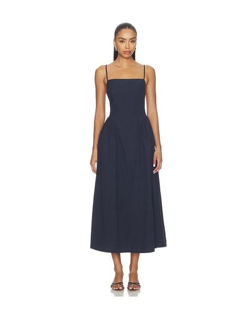 Pistola Blue Sadee Open Back Dress