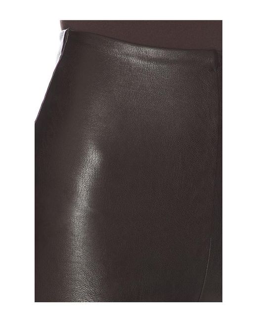 Commando Black Faux Leather Wide Leg Pant