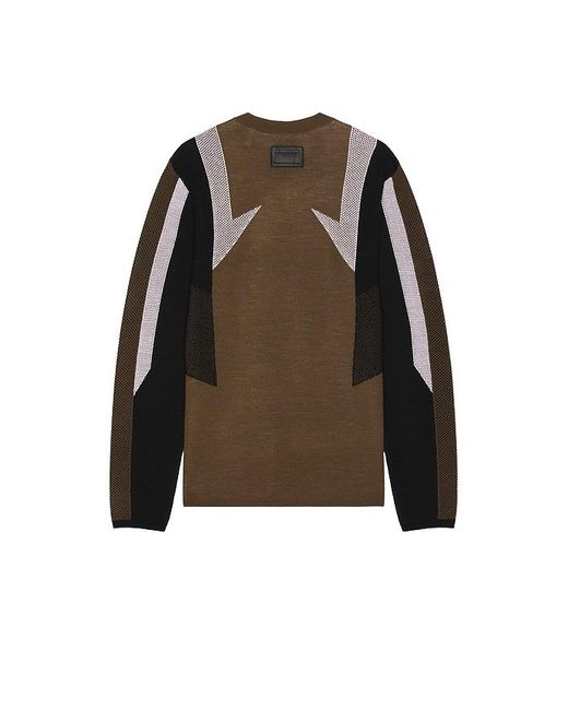 メンズ Helmut Lang Sport Crew ロングスリーブTシャツ Brown