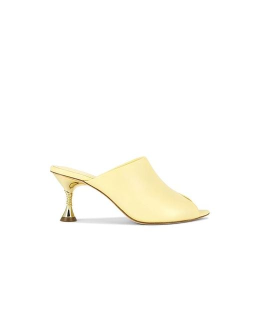 STUDIO AMELIA Yellow Pantolette Helix