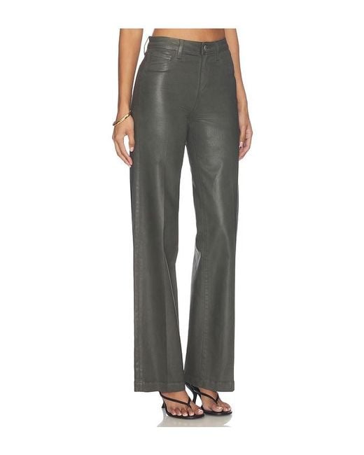 L'Agence Gray Scottie Wide Leg Pant