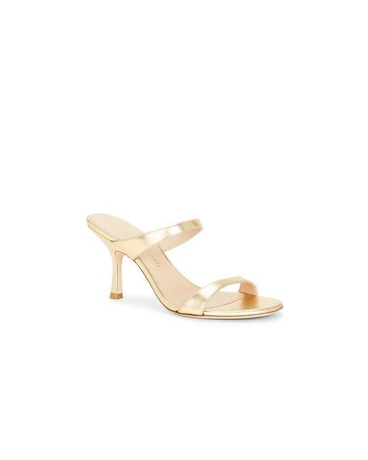 Stuart Weitzman White Nudist Slide 85