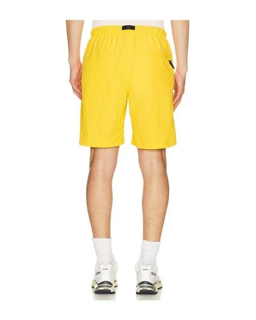 Gramicci Yellow Nylon Packable G-Short for men