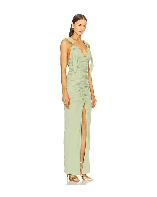Cult Gaia Metallic Charlene Gown