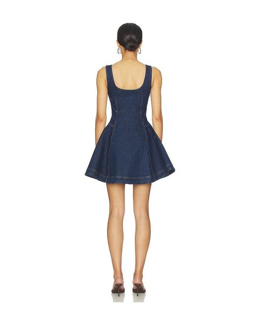 Jonathan Simkhai Blue Eleodra Denim Mini Dress