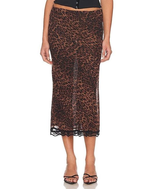 Bella Venice Brown The Roxy Skirt