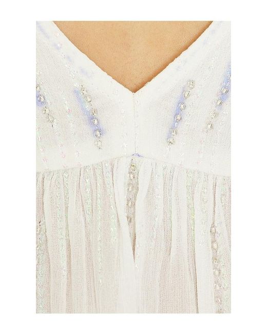 Free People White Ariel Cami