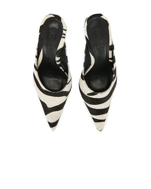 SCHUTZ SHOES White Siena Mule Pump