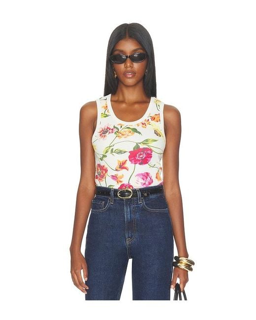 KENZO Blue Wildflower Tank Top