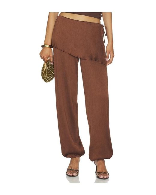 Lovers + Friends Brown Ryder Pant