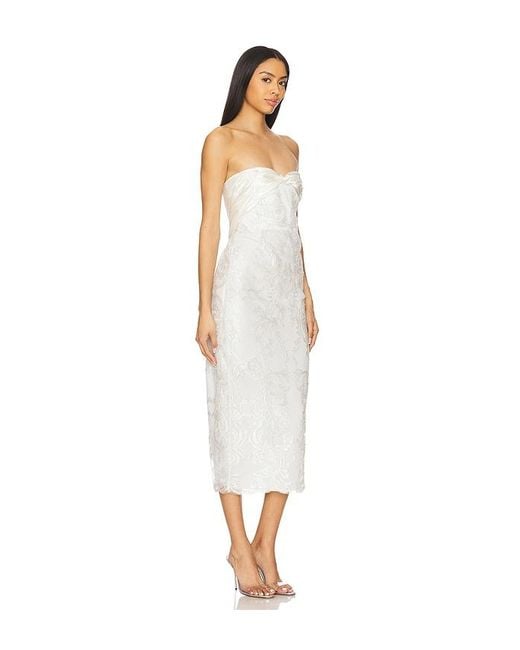 Lovers + Friends White Thessaly Dress