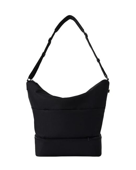 BEIS Black Nylon Convertible Tote with Laptop Pocket