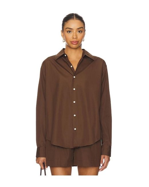 Comme Si Brown La Shirt Classica