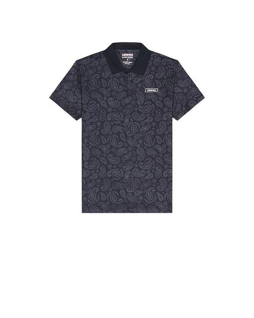 Legends Black Baldwin Performance Polo for men