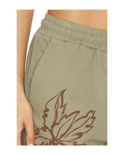 Juliet Johnstone Green Cotton Parachute Pant
