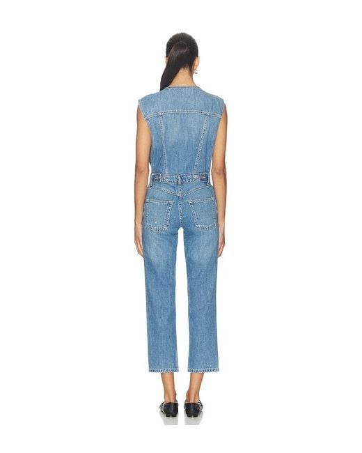 Free People Blue X We The Free All You Need Denim Coverall