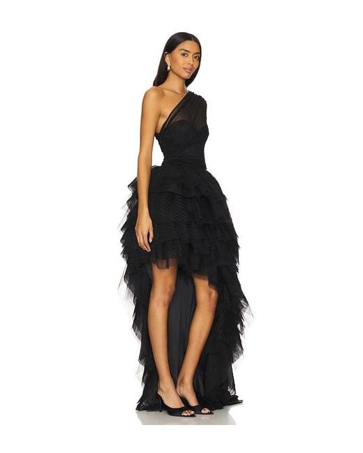 MAJORELLE Black Abendkleid Soriya