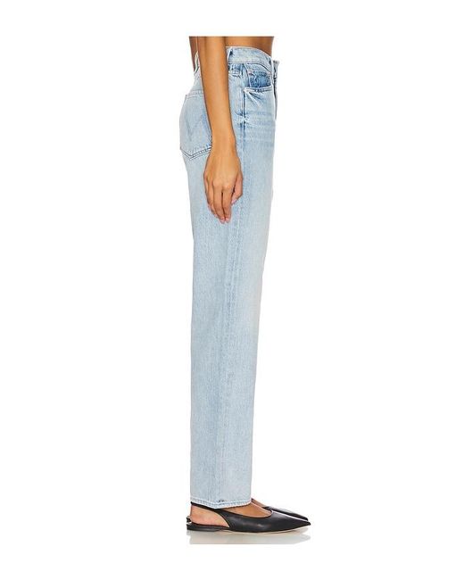 Mother Blue High Waisted Study Skimp Jeans