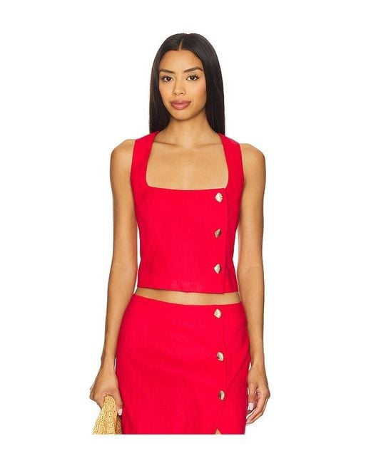 Yumi Kim Red Antonia Top