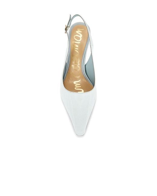 Sam Edelman White Bianka Sling Pump