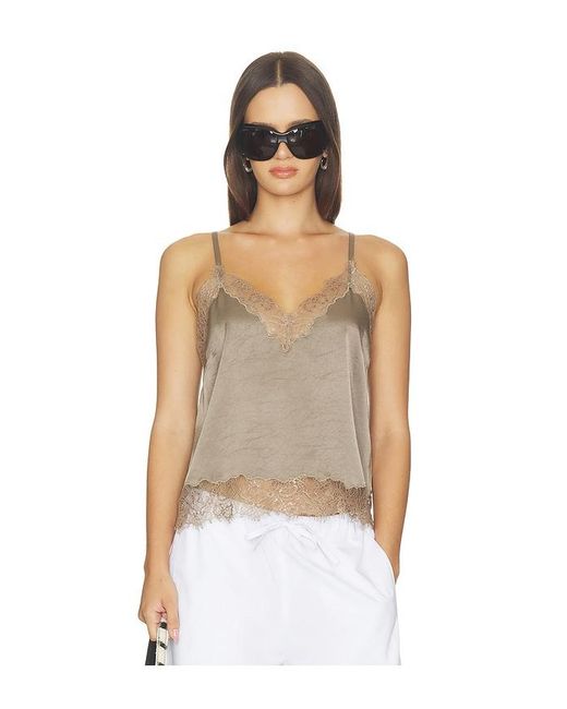 Citizens of Humanity Natural Lace Trimmed Cami Top
