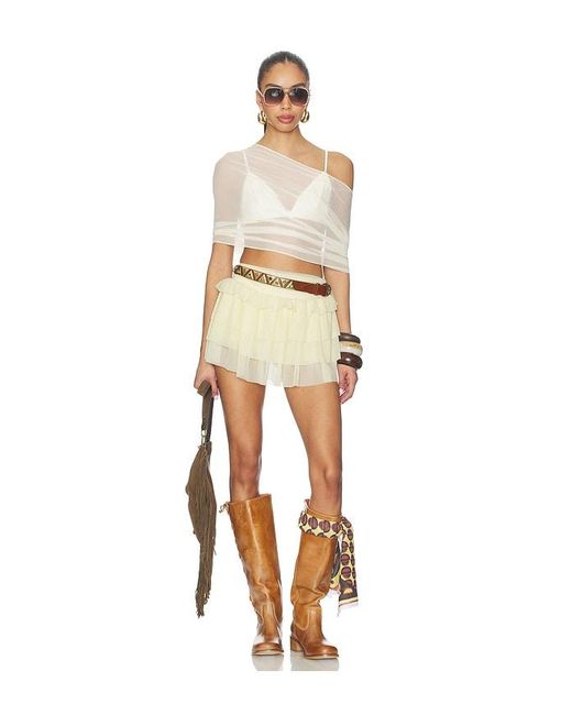 MAJORELLE White Luna Skort