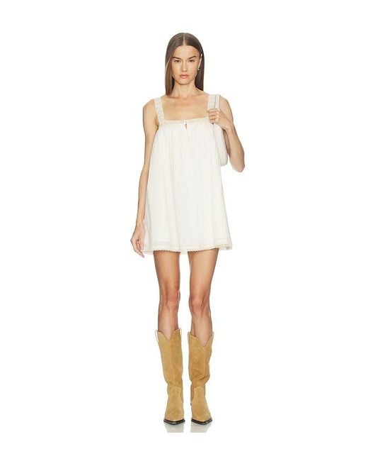 LOBA White Cari Mini Dress