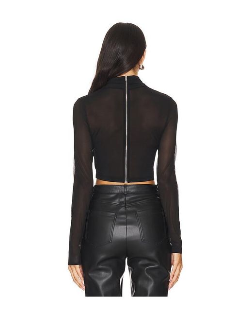 Bardot Black Aliyah Top