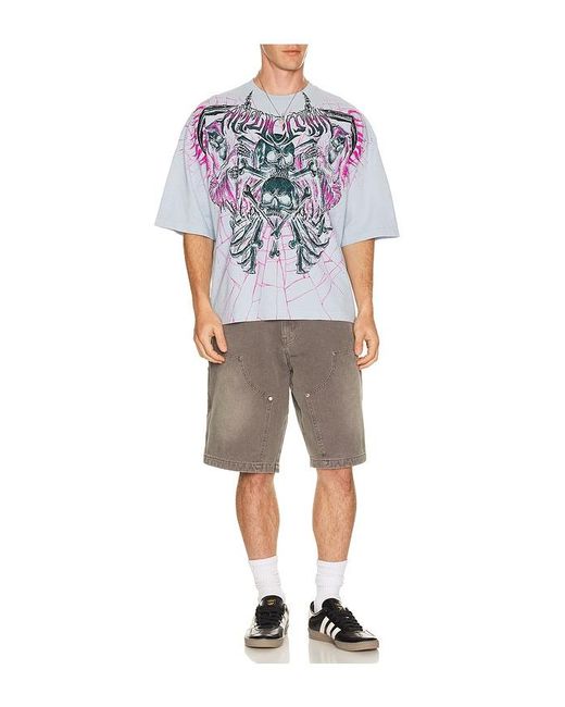 Affliction Multicolor Darkness Falls Short Sleeve Tee for men