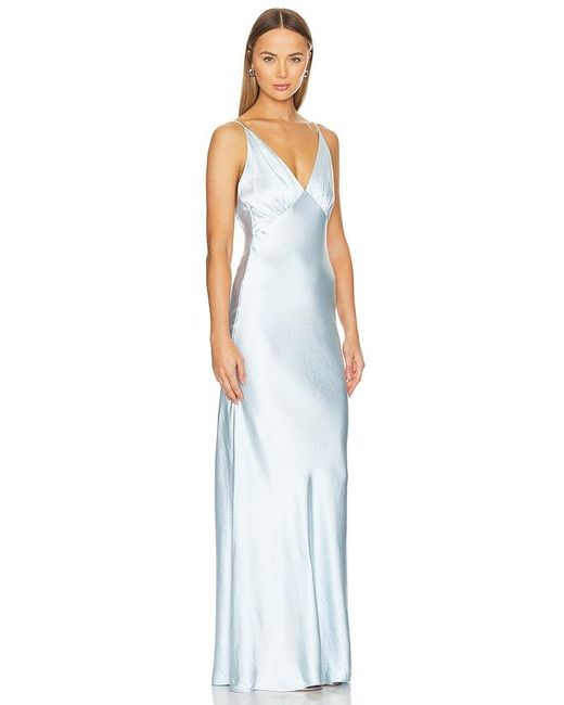 Lovers + Friends White Alani Gown