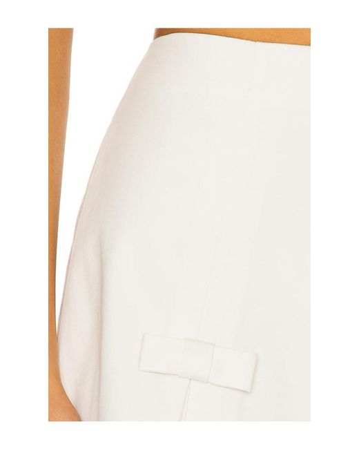 MAJORELLE White Ciera Mini Skirt