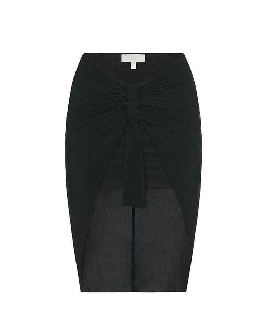 HAELO Black Knotted Skirt
