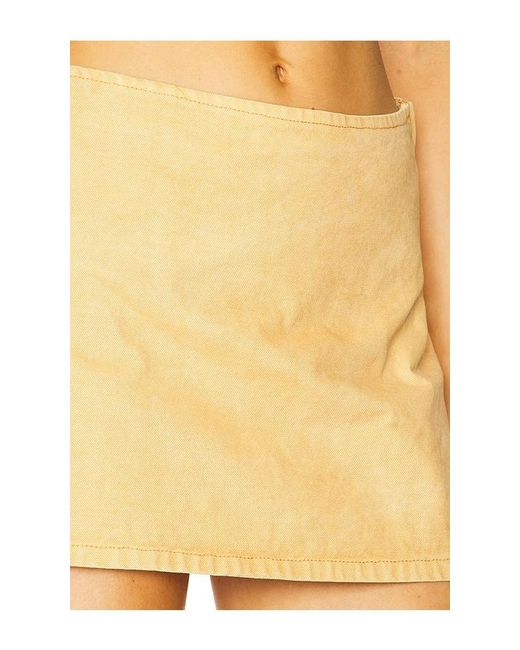 AFRM Natural The Micro Mini Skirt
