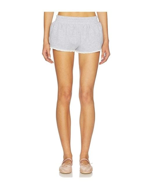 Lovers + Friends White Juliana Short