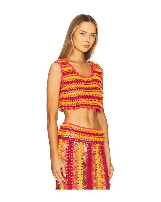 Celiab トップ Orange