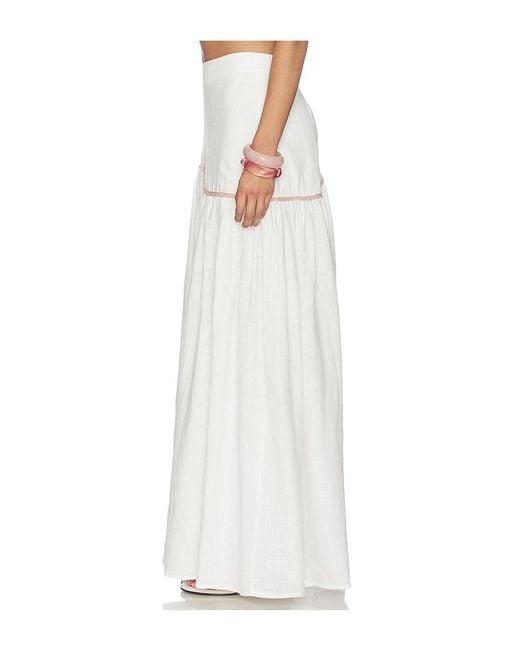 AZULU White Leia Skirt