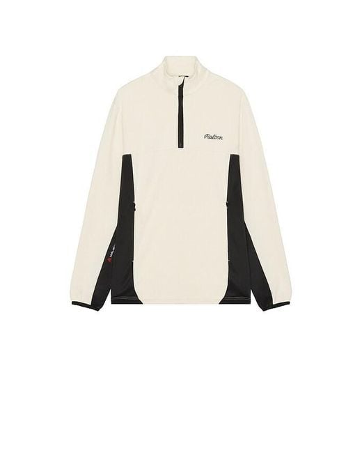 Malbon Golf Carson ポリクォータージップ長袖 Malbon Golf Carson Quarter Zip Pullover in Natural for Men | Lyst UK