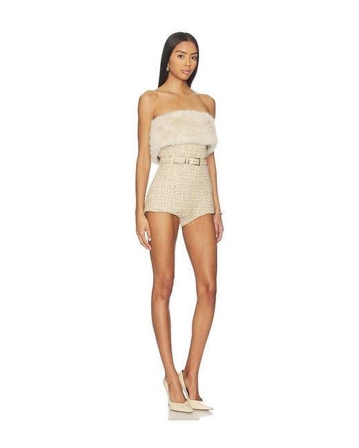 retroféte Natural Concetta Tweed Romper