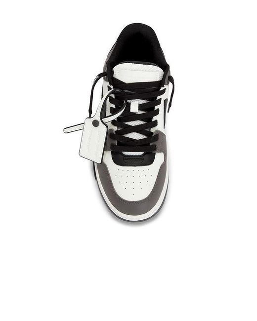 Off-White c/o Virgil Abloh Black Out Of Office Calf Leather Sneaker for men
