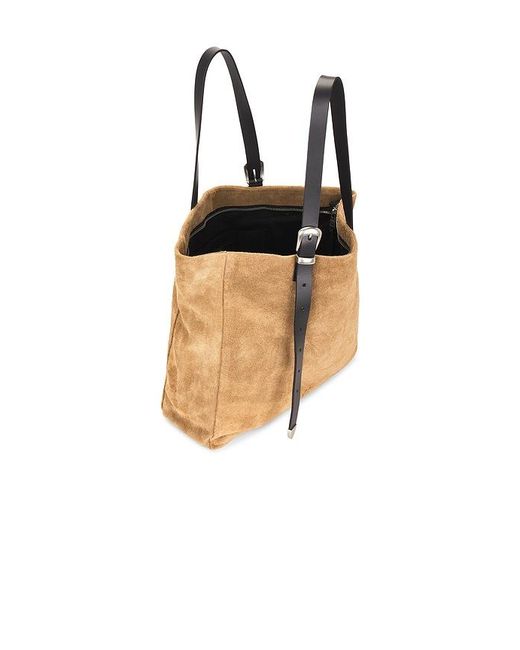AllSaints Brown Haven Suede Tote for men