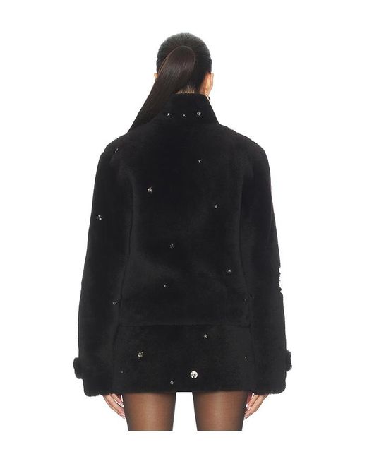 Siedres Black Sira Fur Jacket