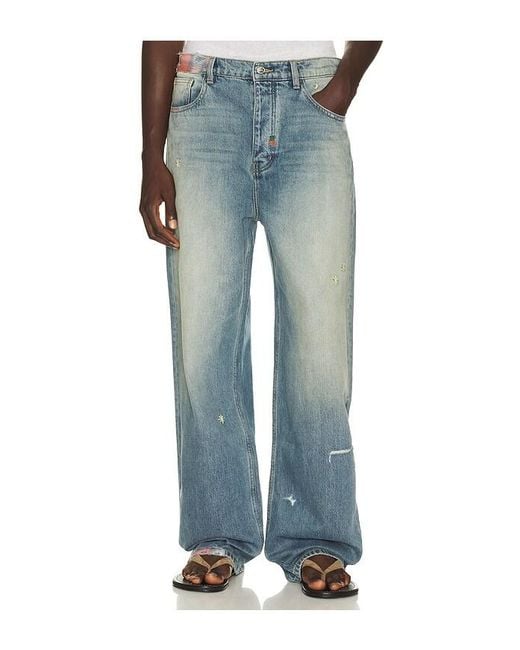 NAHMIAS Blue Recess Baggy Jean for men