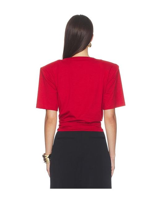 Magda Butrym Red Knot Front T-Shirt