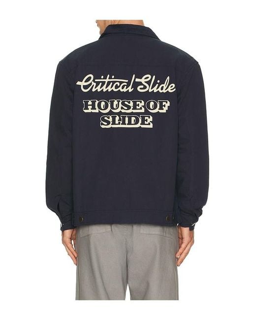 Critical Slide Blue Resin Jacket for men