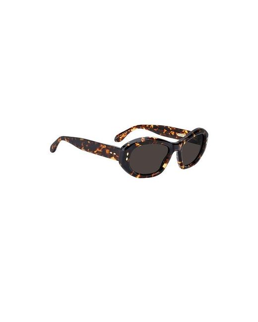 Isabel Marant Brown Oval Sunglasses