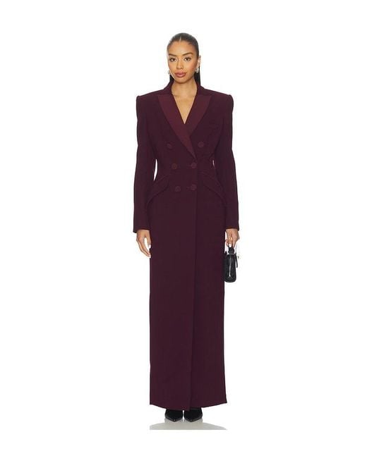 Sans Faff Purple Amberly Evening Blazer Dress