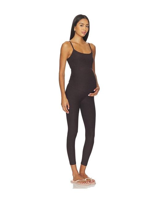 Beyond Yoga Blue Spacedye Up Level Maternity Jumpsuit